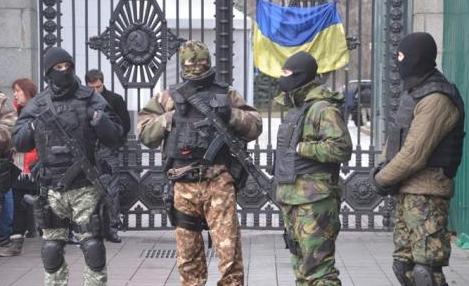 боевики в центре киева